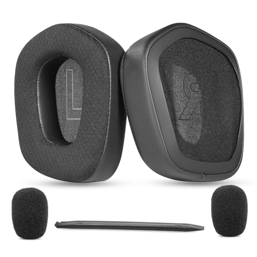 G733 Cooling Gel Ear Pads Replacement Compatible with Logitech G733 G535 G335 Wireless Gaming Headset Ear Cushions Mesh Fabric Earpads