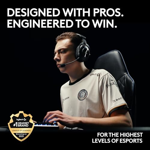 Logitech G PRO X 2 Lightspeed Wireless Gaming Headset - Black | Bluetooth/USB/3.5mm Aux for PC, Detachable Boom Mic, DTS:X 2.0—7.1 Surround, 50mm Graphene Drivers - color: Black