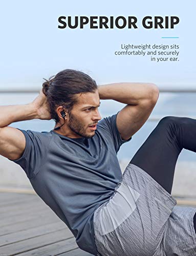 Anker Bluetooth Headphones, Soundcore Spirit Sports Earbuds, Bluetooth 5.0, 8H Battery, IPX7 Waterproof, SweatGuard, Comfortable Wireless Headphones