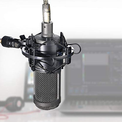 YOUSHARES AT2020 Shock Mount, Microphone Shock Mount Reduces Vibration Noise for Audio Technica AT2020 AT2035 ATR2500 Condenser Mic