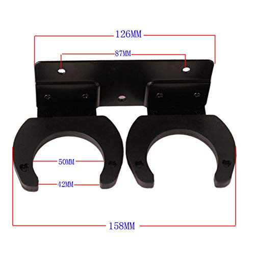 Microphone Stand, Microphone Wall Mount Stand Mic Clip Holder, Hold Up to 2 Micphones