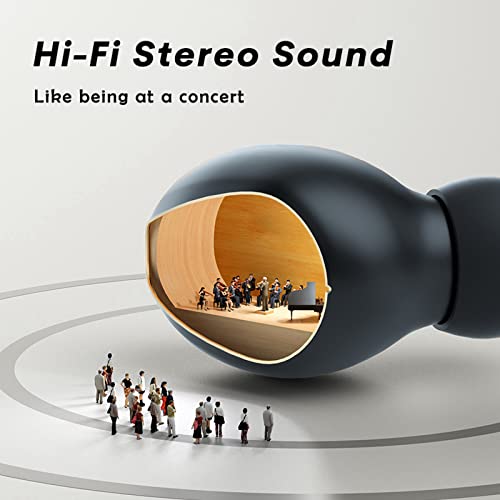 True Wireless Earbuds Bluetooth in-Ear Headphones 5.2 Small Tiny Invisible Earbuds Wireless Bluetooth Discreet Bluetooth Earbuds for Work Blue Tooth Ear Buds Wireless Earphones with Mini Earbuds Case