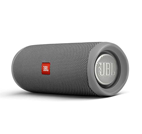 JBL FLIP 5 Waterproof Portable Bluetooth Speaker - Gray (Renewed) - color: Gray