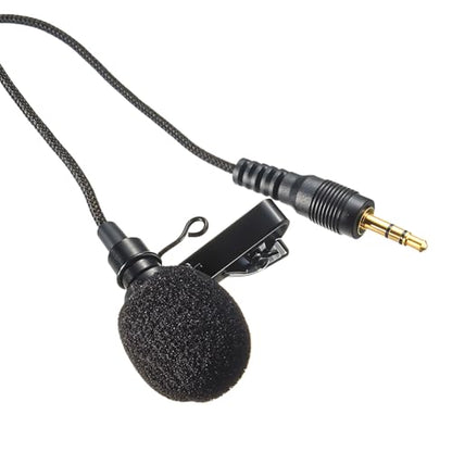 Lavalier Microphone Clip, 3PCS Metal Tie Clips with 3PCS Lapel Mic Windscreen Foam Covers, Lapel Microphone Accessories for Fixing, Black Wireless Mic Clip