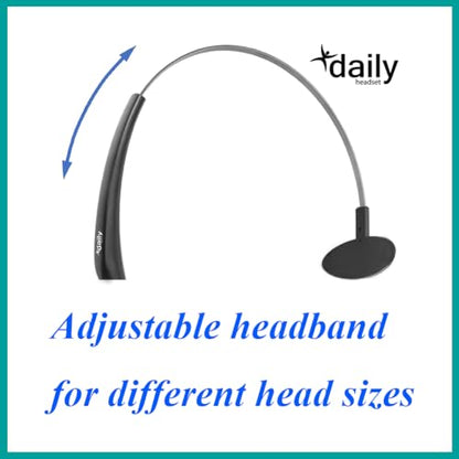 DailyHeadset RJ9 Corded Headset for Analog Phones Aastra Nortel Polycom Digium ShoreTel NEC Telephones