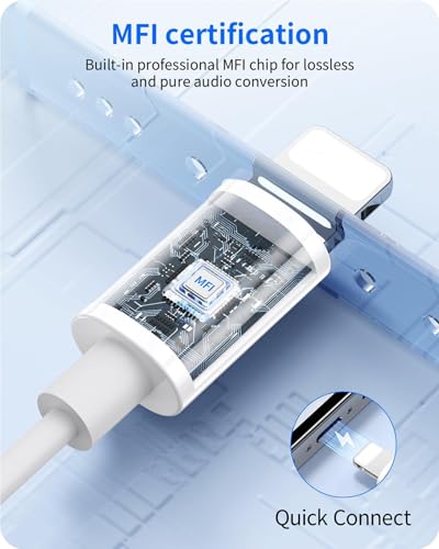 2 Packs Wired Headphones Earbuds for iPhone 14/13/12/11/XR/XS/X/8/7/SE | Wired Earphones with Built-in Microphone & Volume Control HiFi Stereo Nosie Reduction Support All iOS System