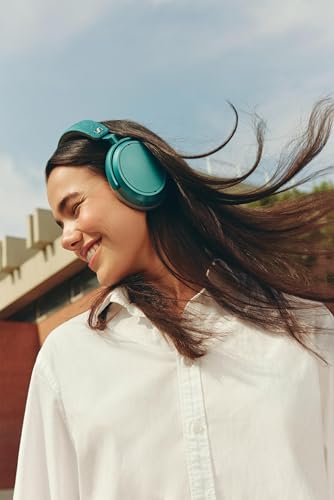 Sennheiser Momentum 4 Wireless Headphones, ANC, 60 Hr Battery, Teal | Sennheiser Signature Sound, Adaptive Noise Cancellation Plus Transparency Mode, Up to 60-Hour Battery with Fast Charge - color: Teal