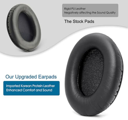 GVOEARS Premium Replacement Ear Pads for HyperX Cloud 1/2/3/Pro - Black | Also for Core/Alpha/Alpha S/Alpha Pro/Flight/Flight S/Stinger, CloudX Stinger Headset & More