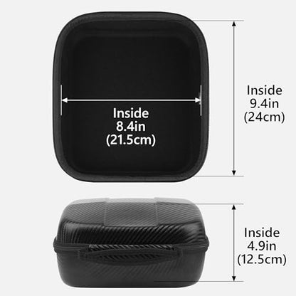 Geekria Shield Headphones Case Compatible with HyperX Cloud III/II, SHURE SRH1840, Corsair HS70 PRO, AKG K271 MKII, Replacement Hard Shell Travel Carrying Bag with Cable Storage (Black)
