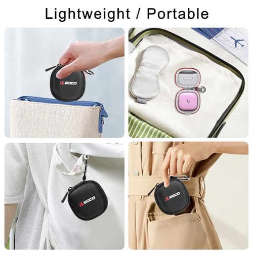 RLSOCO Carrying Case for Beats Fit Pro/Fit Pro x Kim Kardashian True Wireless Noise Cancelling Earbuds - Black (Case Only) - color: Black