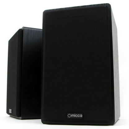 Micca MB42 Standard 2-Way Passive Bookshelf Speakers, Stereo Pair, Black