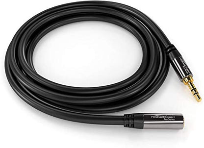 KabelDirekt – Headphone 3.5mm Extension Lead Cable – 10ft - size: 10 feet