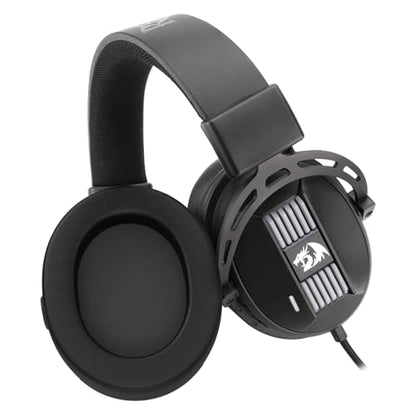 Redragon H375 Wired Gaming Headset, 53mm Drivers 7.1 Surround Sound, Detachable Noise Cancelling Mic, USB Computer Headset with RGB, Lightweight Design for PC/Laptop/PS4 | 53mm Driver, Removable Noise Cancelling Microphone, Lightweight Design, Compatible