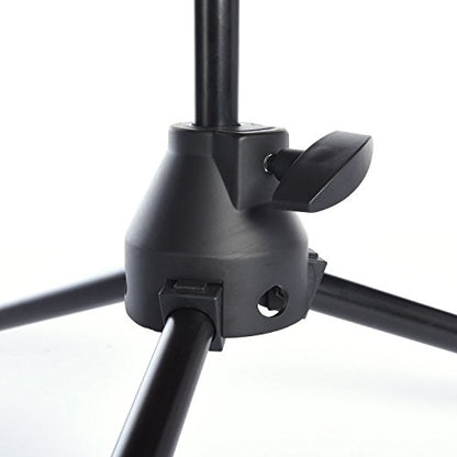 LyxPro Microphone Stand Boom Arm Tilting, Rotating Floor Podium Studio, Strong Durable 38.5 Inch - 66 Inch, Extends Arm to 29 3/8 Inch Comes With 3/8 Inch and 5/8 Inch - Mount Adapters (Pack of 2) - size: 2 Pack