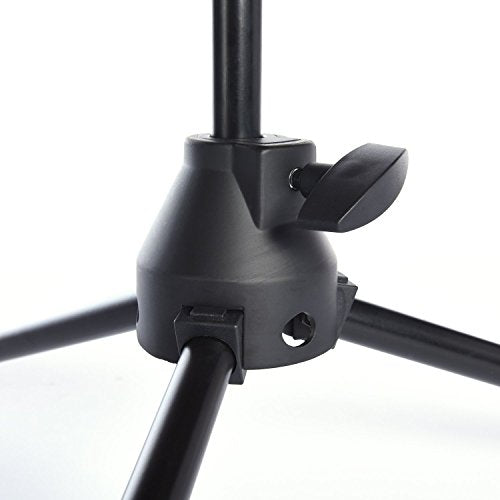 LyxPro Microphone Stand Boom Arm, Rotating Floor Podium Studio, Strong Durable And Foldable - 38.5-66 Inches, Extends Arm 29 3/8 inches, Comes With 3/8 and 5/8 Inches - Mount Adapters (Pack of 5) - size: 5 Pack