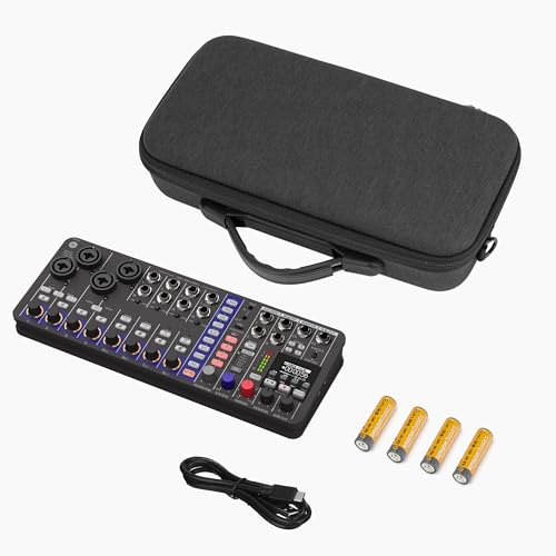 GEEKRIA Hard Shell Travel Case Compatible with Zoom LiveTrak L6max / L6max Digital Mixer, Audio Mixer Carrying Bag (Dark Gray) - style: For L6max