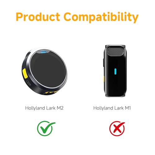 2PCS Wireless Microphone Deadcat Furry Cover for Hollyland M2, Microphone Windscreen,Blocks Wind Noise for Clear Audio,Ideal for Content Creators,Vloggers, Filmmakers & Musicians Recording Outdoors