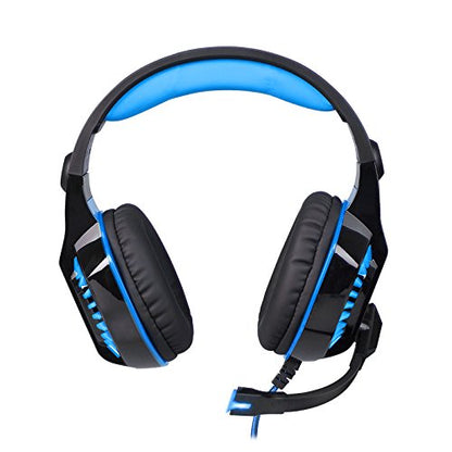 PS4 Headset Gaming Headset for PC Xbox One Headphones with Mic Headset for Gaming Computer(Blue)