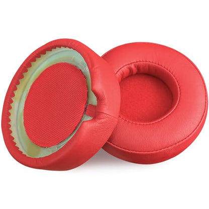 Alitutumao Replacement Earpads Ear Cushions Ear Cups Repair Parts Compatible with Beats by Dr Dre Pro/Detox Wireless Headphones Memory Foam Ear Pads (Red) - color: Red Earpads
