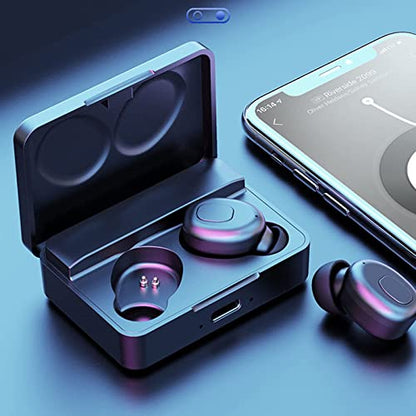 Wireless 5.0 in-Ear Gaming Earbuds Low Latency Gaming Earphones Headset Touch Control W/Mic Waterproof - Black 56X40X20Mm/Pink/56 * 40 * 20Mm (Black 56 * 40 * 20Mm)