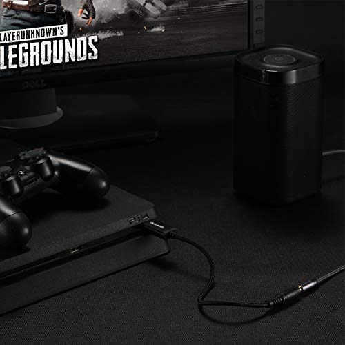 USB Headphone Adapter, External Sound Card for PC, PS4, PS5-2.4M | TRRS-Mic Supported, DAC Chip, 16bit/48KHz, Compatible with Windows, PC, Laptop, Mac, Linux, Desktops, PS4, PS5 - size: 2.4Meters
