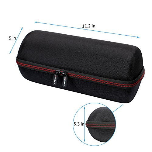 LTGEM Travel Case for Bose SoundLink Revolve+ Series II Speaker | Fits Charging Cradle, Fits AC Adaptor and USB Cable - color: Gray