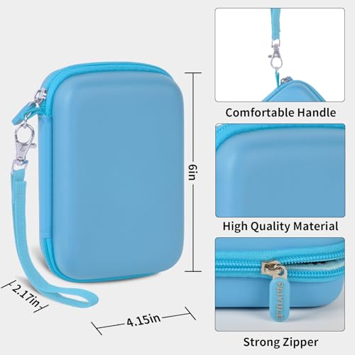 PAIYULE Travel Carrying Case for R36S RG353V RG353VS Handheld Game Console - color: Blue, style: For R36s