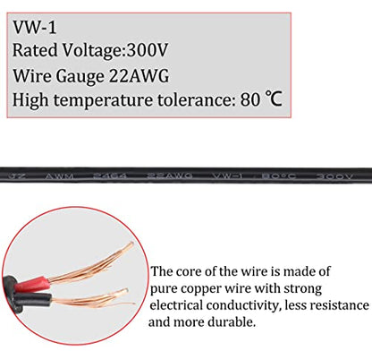RCA Audio Subwoofer Cable 1 RCA Male to 1 RCA Male Audio/Video Cord S/PDIF Coaxial Cable, Digital AUD Nickel Plated RCA to RCA Cable for Subwoofer, Amplifier, Home Theater [5FT/2pack]