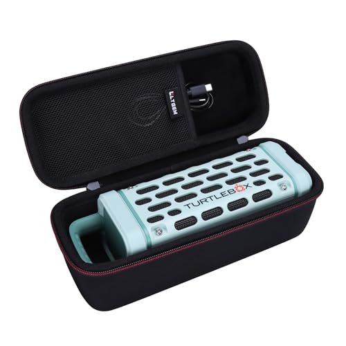LTGEM Case for Turtlebox Ranger Portable Bluetooth Speaker | Hard EVA Shell, Water-Resistant, Shock Protection, Scratch-Resistant Interior, Portable Travel Storage Case Only