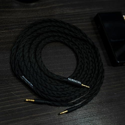 Linsoul Tripowin GranVia Upgraded OFC Headphone Replacement Cable - color: Black, size: 2m