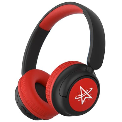 iClever BTH22 Kids Bluetooth Headphones for Toddler Travel, 60H Play Time | SafeSound Tech3.0, Stereo Sound, USB C Fast Charging, AUX Cable, Kids Wireless Headphones for Girls/Boys/Tablet/PC/School - color: Black