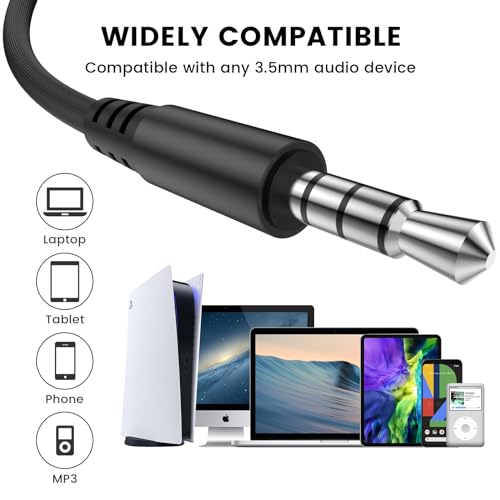 Wired Earbuds with Microphone,Wired Earphones in Ear Headphones HiFi Stereo | 3.5mm Jack in Ear Headphones with Microphone iPhone/Samsung/Android/MP3/MP4/Computer/Laptop,for school,office,gaming,travel - color: Black, size: 2 pack