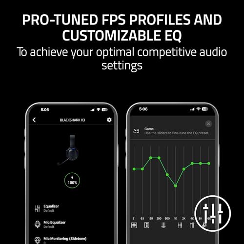 Razer BlackShark V3 Wireless PlayStation Gaming Headset, Black - color: Black, style: PS5