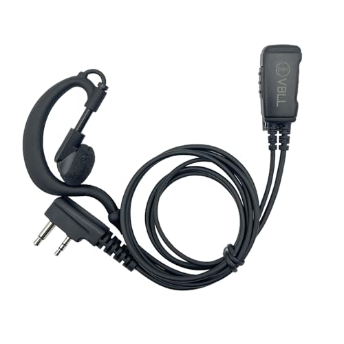 Ear Hook Earphone Headset Earpiece for IC-F3001 F4001 F4011 F4023 IC-F4021 IC-F3021 Radio