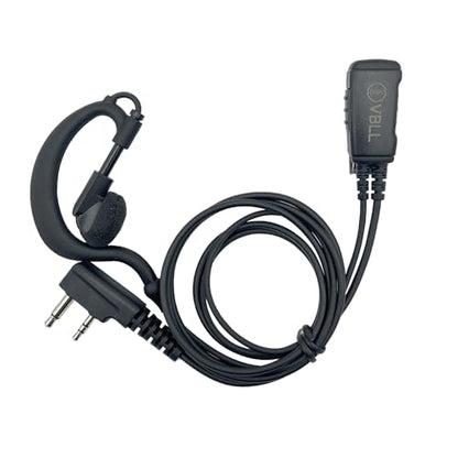 Ear Hook Earphone Headset Earpiece for IC-F3001 F4001 F4011 F4023 IC-F4021 IC-F3021 Radio