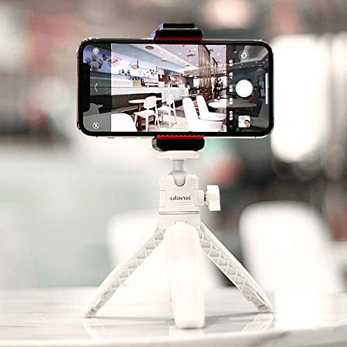 ULANZI Extension Pole Tripod Mini Selfie Stick Stand Handle Grip Vlogging | for iPhone 13 Pro Max Smartphone OSMO Pocket 4 3 Canon G7X Mark III Sony RX100 DJI Osmo Nano Luna Cameras White - color: White