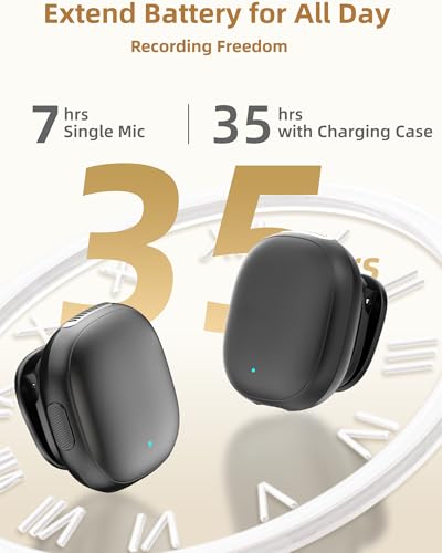 Wireless Lavalier Microphones for iPhone 17 with AI Noise Filter