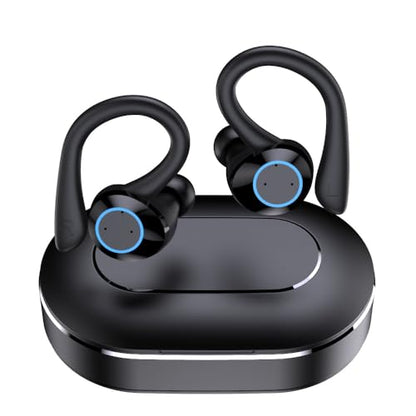 Wireless Earbuds Bluetooth 5.1 Headphones,Low- Latency Gaming in-Ear Headphones,CVC8.0+ENC Intelligent Noise Cancellation,42- Hour Playback Time with Charging Compartment,IPX7,HiFi Stereo