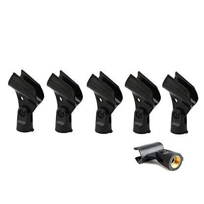 5 Pack SM58 Holder A25D Microphone Clip Replacement For shure SM58, SM57 Beta58 Wired Microphone