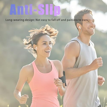 Memory Foam Earbud Tips, Extra Small Ear Tip Replacement Universal Anti-Slip Noise-Reducing Fit Tuer Wireless Earbuds, LMS Purple - color: Purple