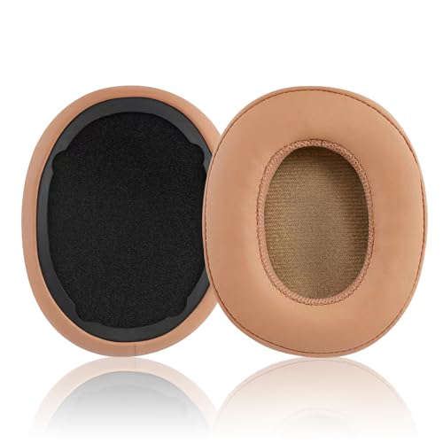 Replacement Ear Pads for Skullcandy Crusher Wireless/Evo/Hesh ANC/EVO/Crusher ANC, Headphones Ear Cushions Covers for Skullcandy Venue Wireless ANC Headset Accessories Ear Cups Repair Parts (Khaki) - color: Khaki