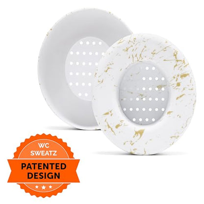 WC SweatZ Studio - Patented Covers for Beats Studio 3 (A1914) & 2 (B0500) | Made by Wicked Cushions | Made with Premium Silicone | Also fits B0501 | Gold Marble - color: Gold Marble