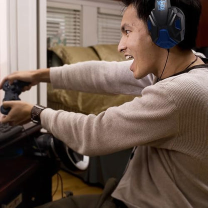 Cabilock Gaming Headset Wired Over-Ear PC Headphones with Microphone LED Light Noise Reduction for Streaming and Travel