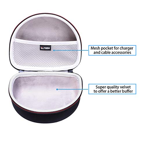Case for Audio-Technica ATH-M50X/M40x/M30x/M50XBT2/M50xSTS Headphone Gray | Hard Carrying Travel Case for Audio-Technica Headphone - color: 1.Black+Grey
