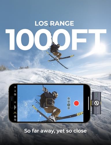Hollyland Lark M2 Wireless Microphone for iPhone15/16 & Androids, Mini Microphone, 1000ft Range, Hi-Fi Audio, Noise Cancelling, 30h Use, Video Recording (2TX + USB-C RX + Charging Case) | Video Recording (2TX+USB-C RX+Charging Case), Hi-Fi Audio, 1000ft R