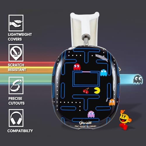 Sonix Protective Case Cover for AirPods Max 2 & 1 | Stylish TPU Hard Shell Ear Cup Headphones Covers | PAC-MAN - color: Pac-Man