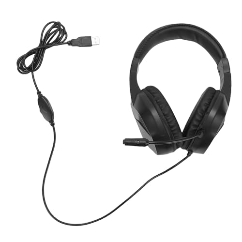 Wired Over Ear Headset with 7.1 Surround Sound | RGB USB A Gaming Headphone Noise Cancelling Mic for PC (#11) - color: #11