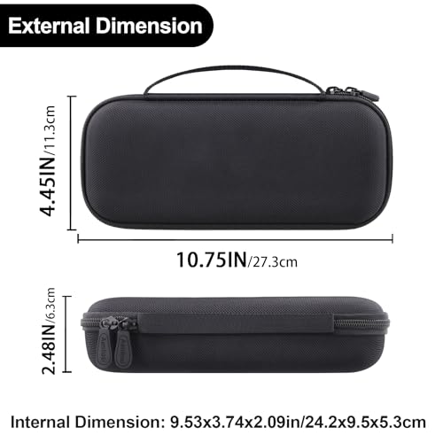 Aenllosi Hard Case for Bose SoundLink Flex 2nd Gen/Bose Speaker, Black | EVA Hard Shell, Drop Resistant Protection, Water Resistant Protection, Dust Proof Protection, Protective Case Only - color: Black, style: Hard Case for Bose SoundLink Flex 2nd Gen/Fl