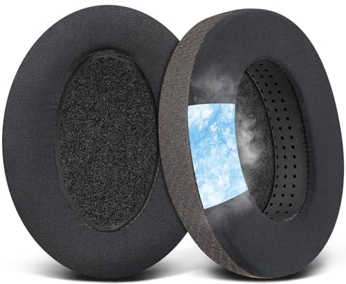 SOULWIT Cooling-Gel Earpads Cushions Replacement for Sennheiser HD650, HD660 S, HD660S2, HD600, HD6XX, HD58X, HD580, HD565, HD545, HD535 Headphones, Ear Pads with Ice Silk Fabric - Light Coffee - color: Light Coffee