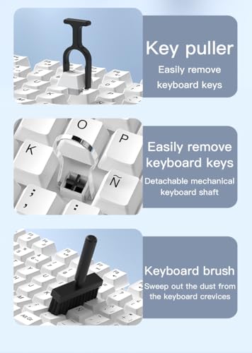 GK GAMAKAY 16.81'' Keyboard Wrist Rest Pad with Cleaning Tool Kit - color: Black, size: 100%